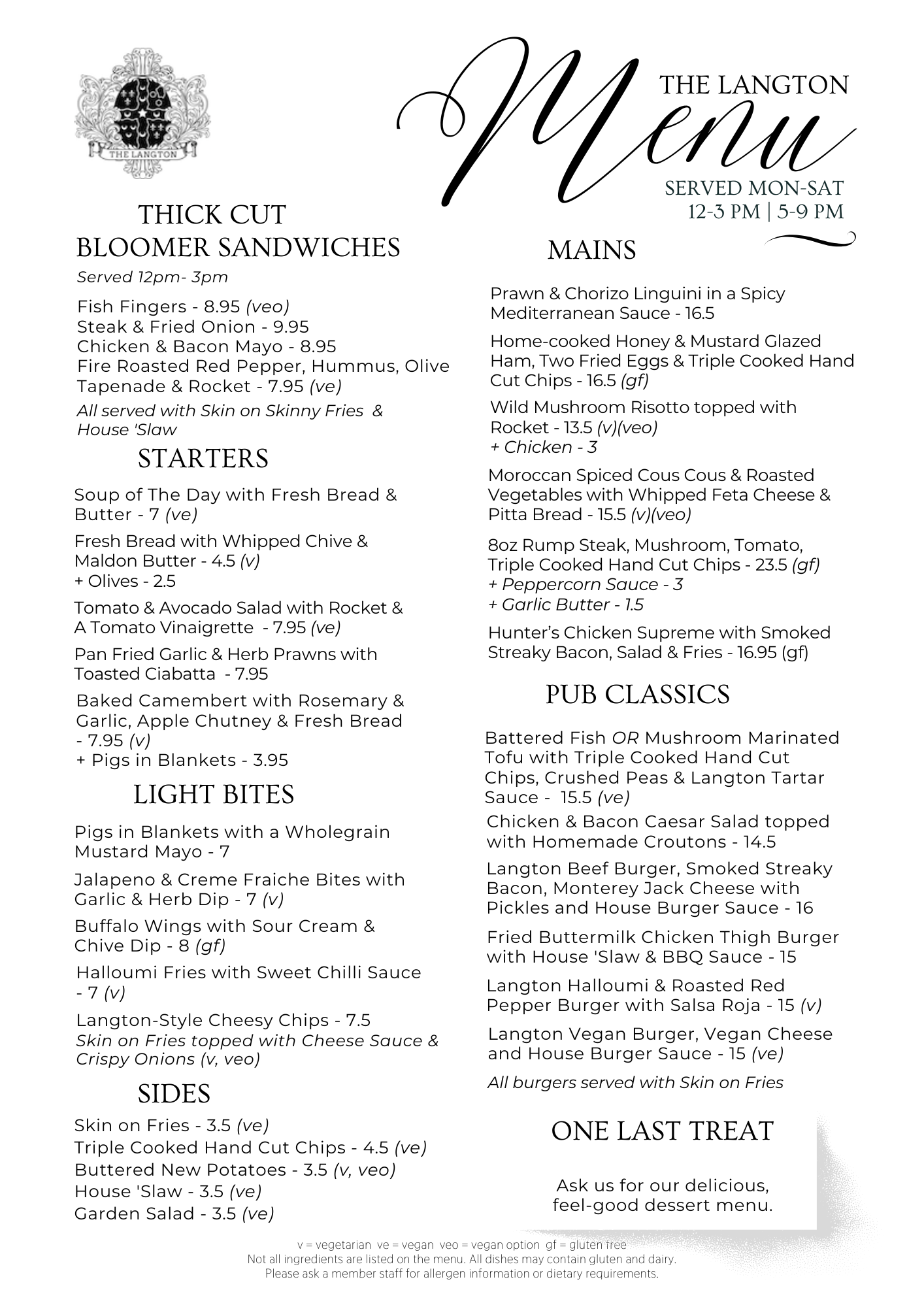Menu Langton 310725